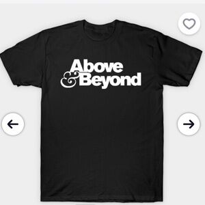 Above & Beyond Unisex Logo Short Sleeve T-Shirt Black